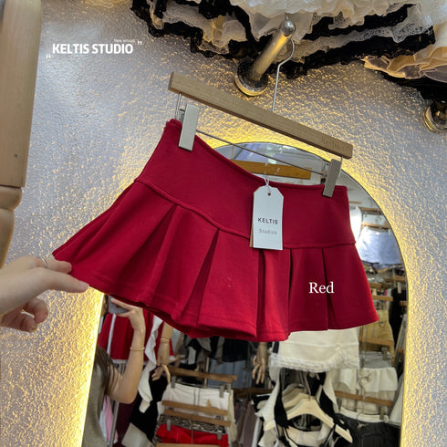 Pleated Mini Skort